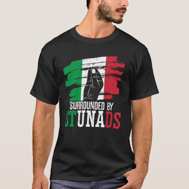 T-shirt Entouré De Stunads Europe Pays Italie Italie Itali (Devant)