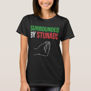 T-shirt Entouré par Stunads Drôle des paroles italiennes