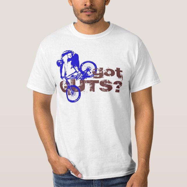 T-shirt ENTRAILLES obtenues ? Conception de cool de MTB (Devant)