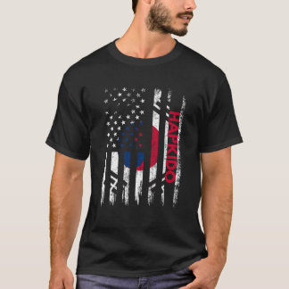 T-shirt Entraînement aux arts martiaux Hapkido Karaté Drap