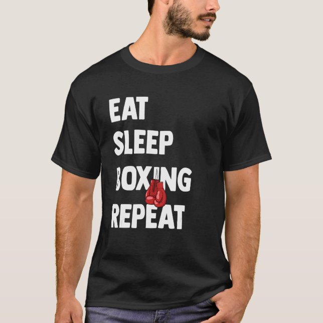 T-shirt Entraînement de boxe Jab Coupe supérieure Punch Kn (Devant)