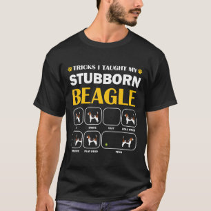 T-shirt Entraînement de chiens Beagles têtus