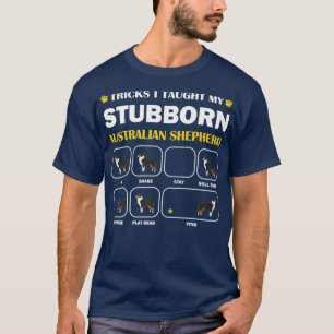 T-shirt Entraînement de chiens bergers australiens têtus