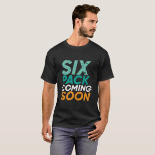 T-shirt Entraînement De Fitness Amusant Six Packs Bientô