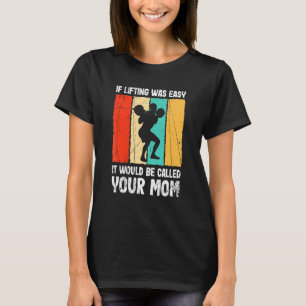 T-shirt Entraînement de force athlétique Fitness Si lever