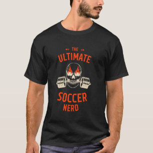T-shirt Entraînement de force de haltère de crâne enflammé