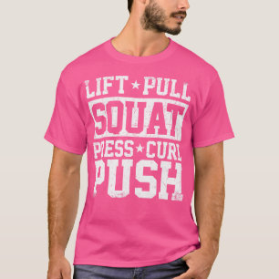 T-shirt Entraînement de levage de traction de squat Gym mu