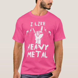 T-shirt Entraînement de musculation en métal lourd