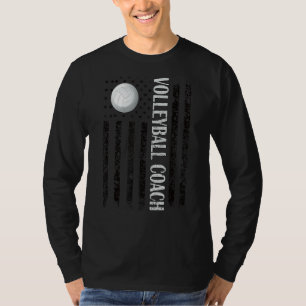 T-shirt Entraînement de volleyball fier nous drapeau Entra