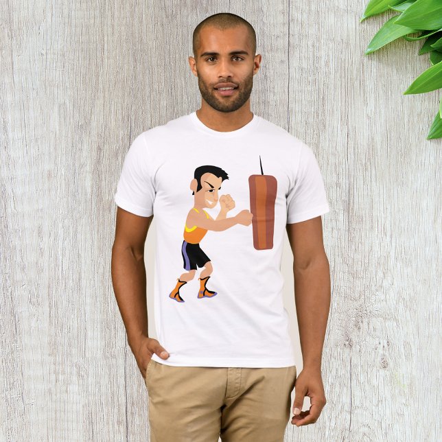 T-shirt Entraînement en boîte avec sac de poinçonnage (Créateur téléchargé)