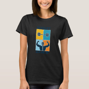 T-shirt Entraînement en salle de sport avec haltère pour p