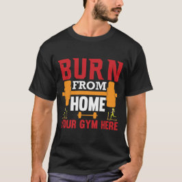 T-shirt Entraînement Motivant à la Maison