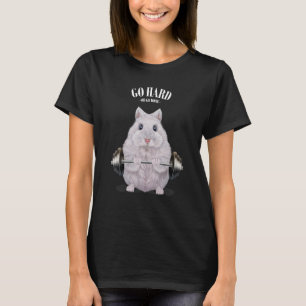 T-shirt Entraînement musculaire nain blanc Hamster