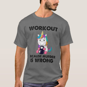 T-shirt Entraînement Parce Que Le Meurtre Est Mauvais Gym 