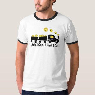T-shirt Entraînement Pickball Je Dink Je Peux Yellow Ball