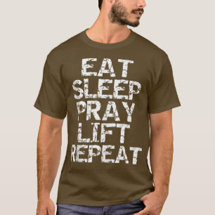 T-shirt Entraînement Poids de l'engrenage Levage Mangez So