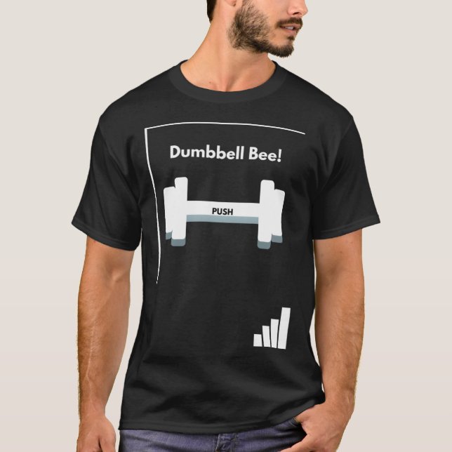 T-shirt Entraînement spécial Dumbbell Bee Fitness tendance (Devant)