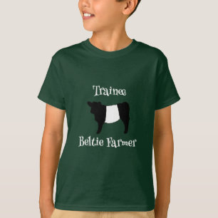 T-shirt Entraîneur Beltie Farmer Baby Belted Galloway Cows