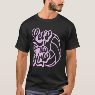 T-shirt Entraîneur Certifié De Volley-ball Faisons-Le Squ
