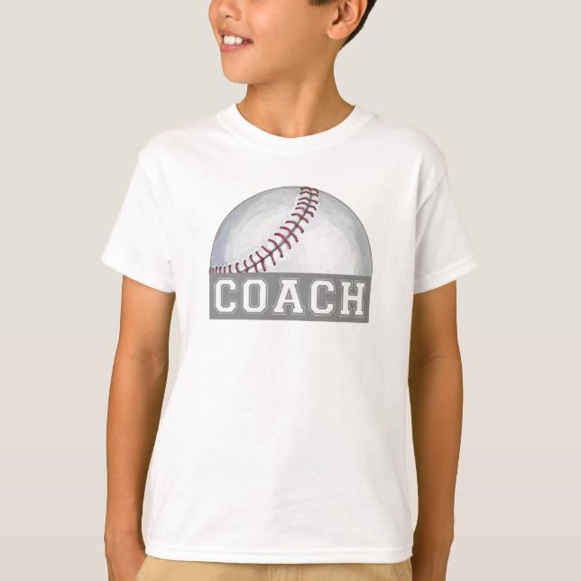 T-shirt Entraîneur de baseball (Devant)