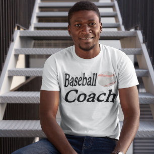 T-shirt Entraîneur de baseball