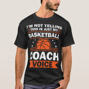 T-shirt Entraîneur De Basket-Ball cool Pour Hommes Équipe 