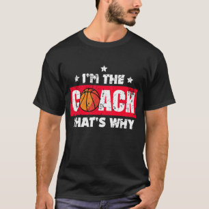 T-shirt Entraîneur de basket-ball - énonciations drôles