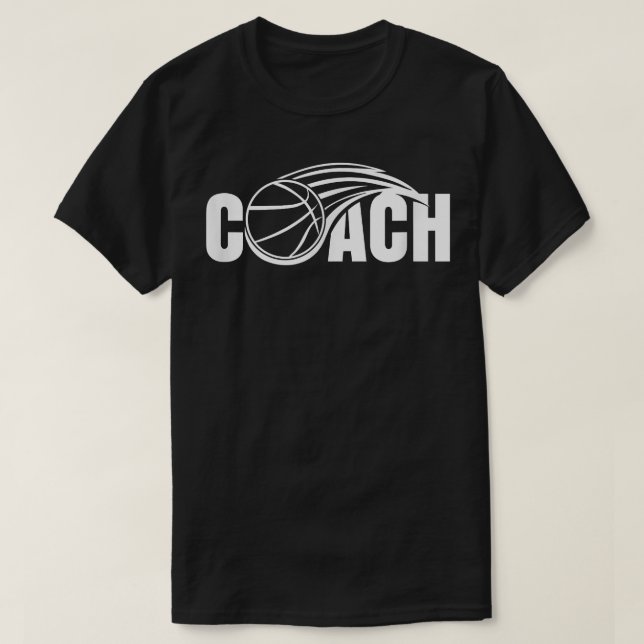 T-shirt Entraîneur de basket-ball Entraîneur de basket-bal (Design devant)