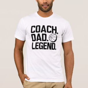 T-shirt Entraîneur de basket-ball - Entraîneur père légend