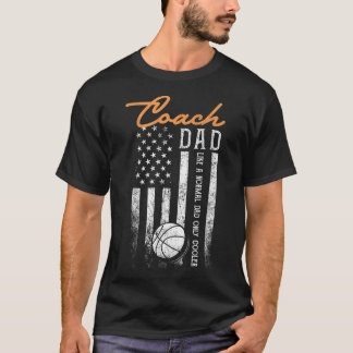 T-shirt Entraîneur De Basketball Papa Comme Un Père Normal