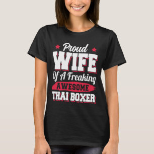 T-shirt Entraîneur de boxe Thaï Femme de boxe