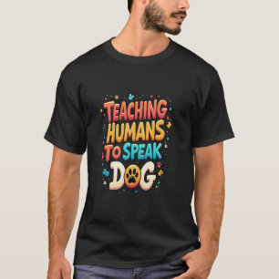 T-shirt Entraîneur de canine humoristique Slogan expert ch