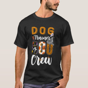 T-shirt Entraîneur de chien Boo Crew Ghost Funny Halloween