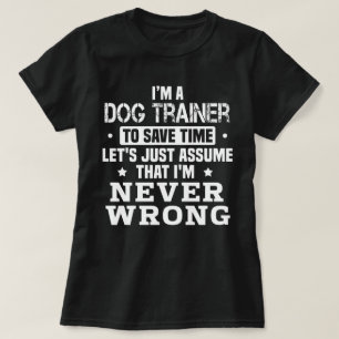 T-shirt Entraîneur de chiens