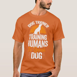 T-shirt Entraîneur De Chiens Entraînant Les Humains À Parl
