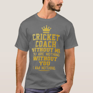 T-shirt Entraîneur de cricket Parfait cadeau pour maman pa