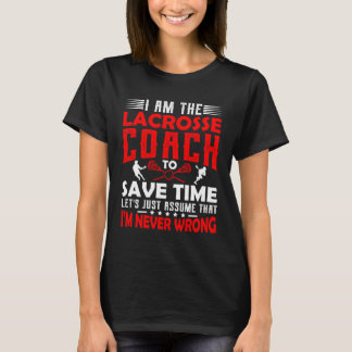 T-shirt Entraîneur de crosse Hommes Femmes Entraîneur Moti