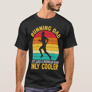 T-shirt Entraîneur de Fête des pères papa Marathon coureur