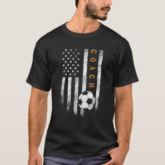T-shirt Entraîneur de football américain Drapeau Design So