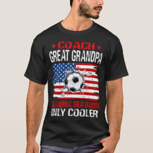 T-shirt Entraîneur de football GRAND GRANDPA comme un gran