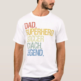 T-shirt Entraîneur de football papa