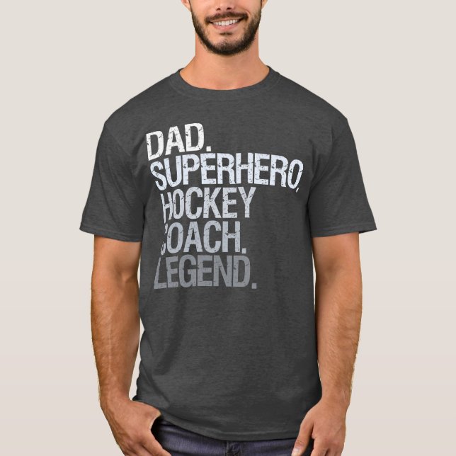 T-shirt Entraîneur de hockey  (Devant)