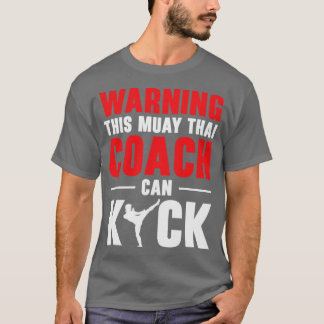 T-shirt Entraîneur de kickboxing Muay Thai Arts martiaux