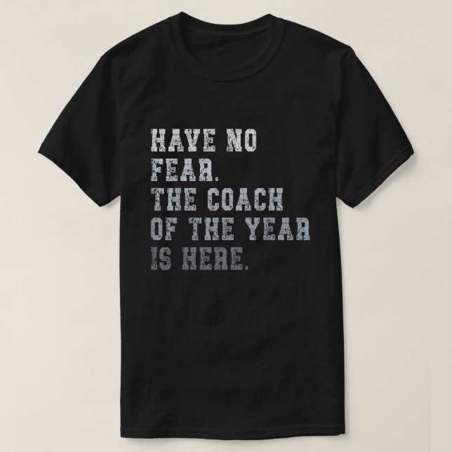 T-shirt Entraîneur de l'année Entraîneur Papa (Design devant)