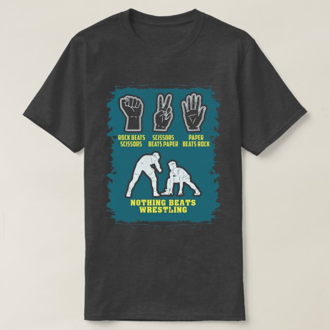 T-shirt Entraîneur de lutte amusant lutte cadeau (Design devant)