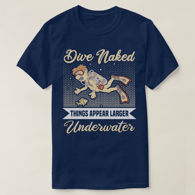 T-shirt Entraîneur de plongée sous-marine design snorkelin (Design devant)