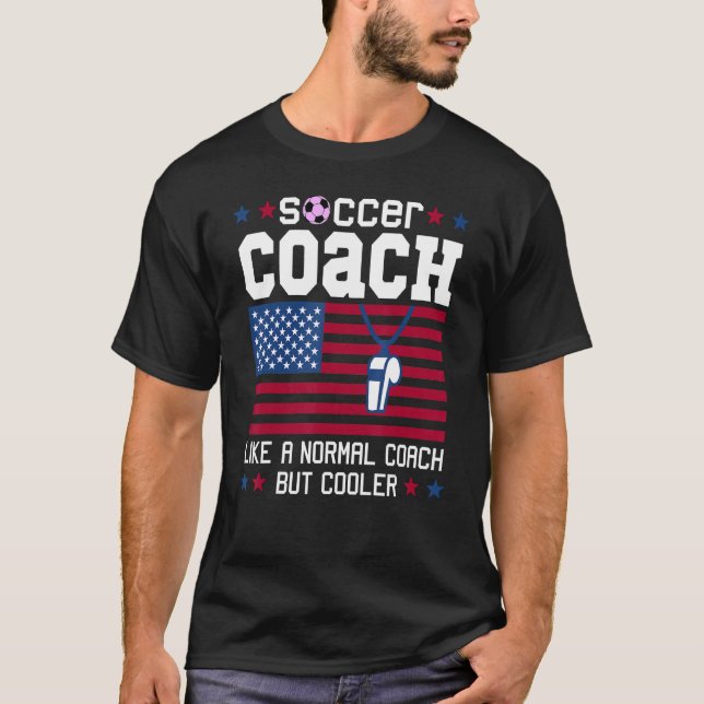 T-shirt Entraîneur de soccer pour femmes Whistle de soccer (Devant)