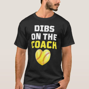 T-shirt Entraîneur de softball Épouse Fiancé Mère Droit su