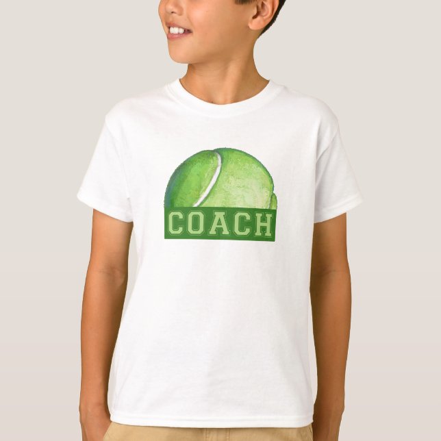 T-shirt Entraîneur de tennis (Devant)