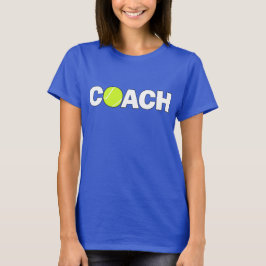 T-shirt entraîneur de tennis féminin